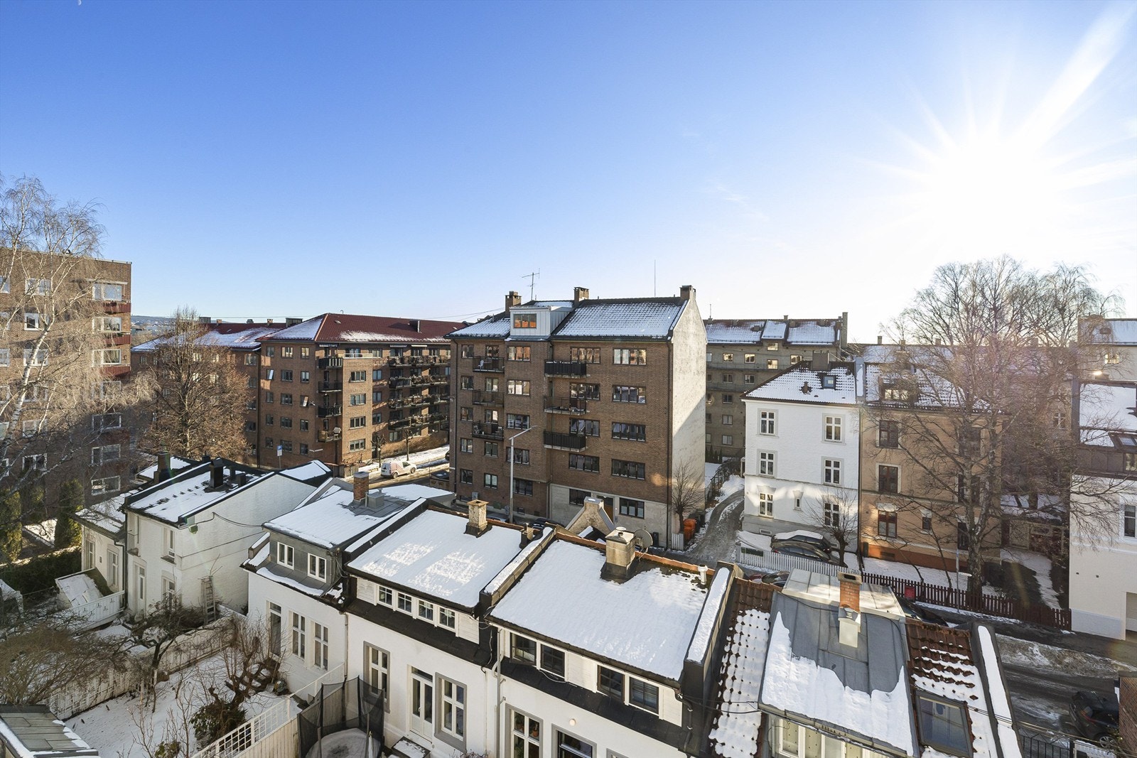 Utsikt fra takterrase. Galleribilde