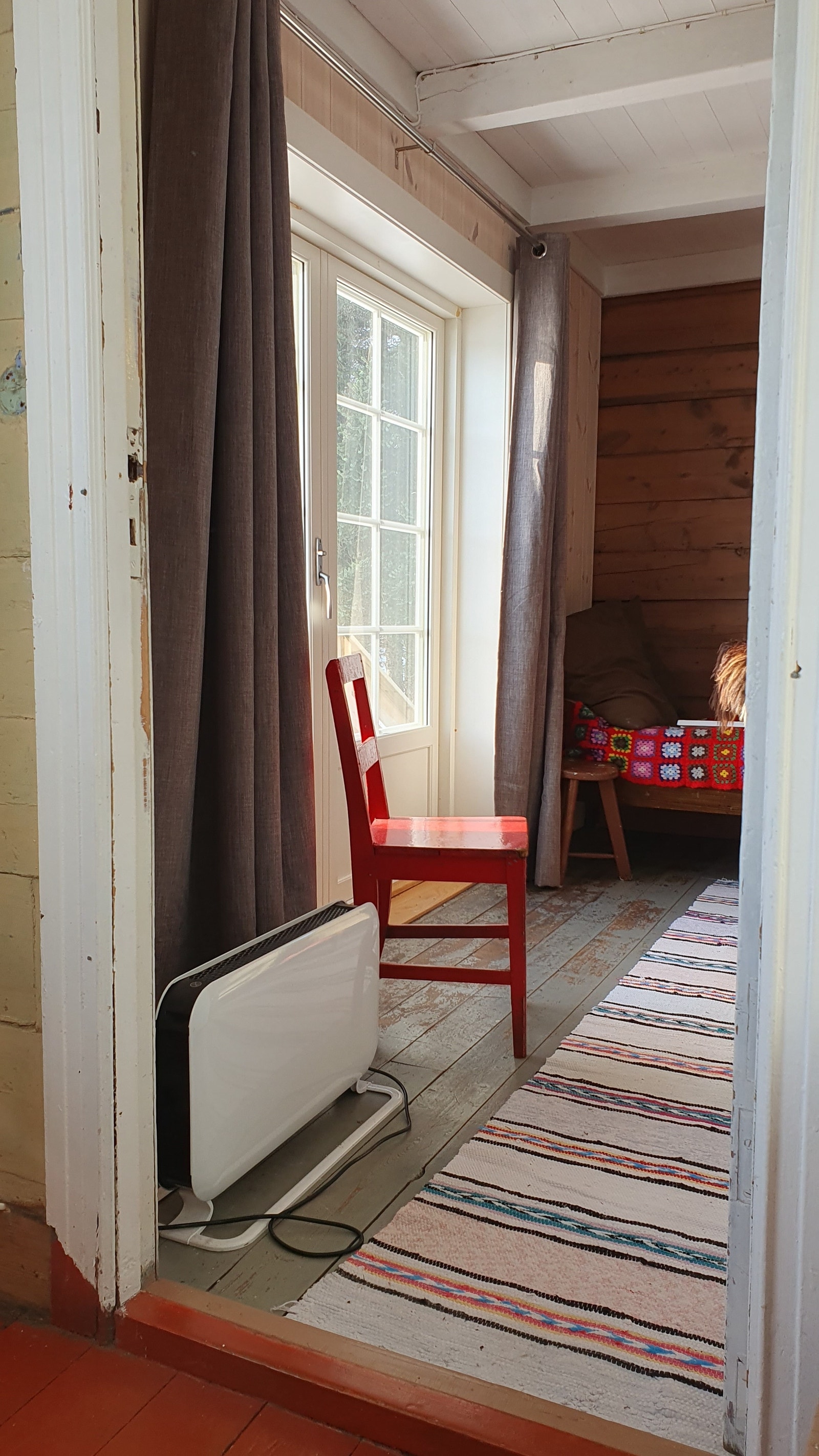 Stue med utgang terrasse Galleribilde