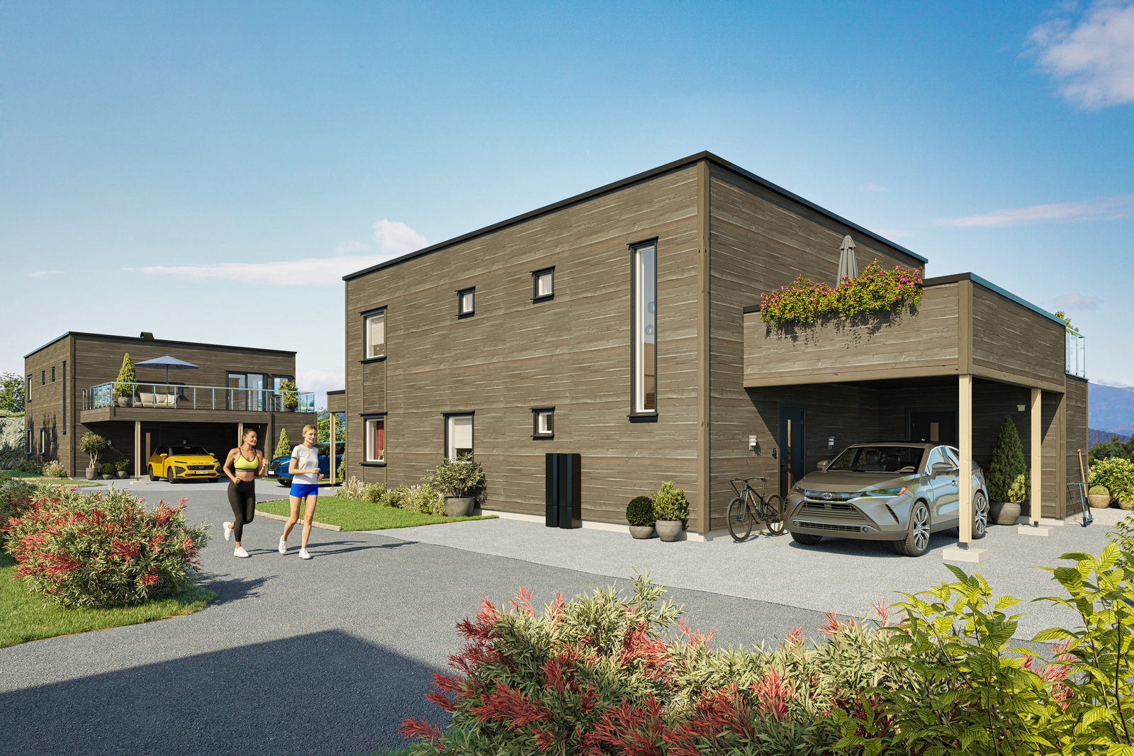 Carport med Sportsbod Galleribilde