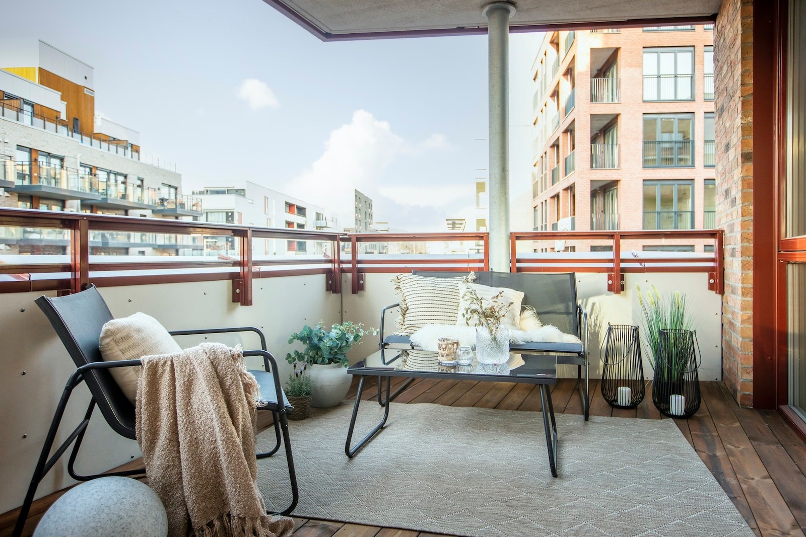 Stor terrasse Galleribilde