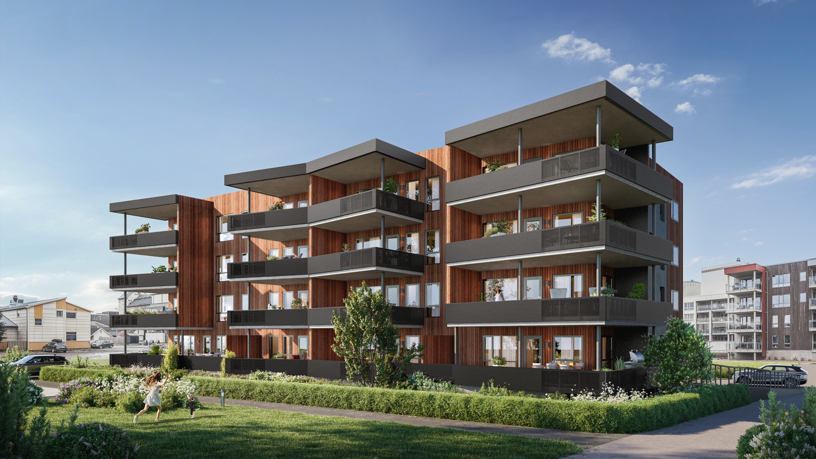 Velkommen til Kroken Hage Signatur - det siste byggetrinnet. Galleribilde