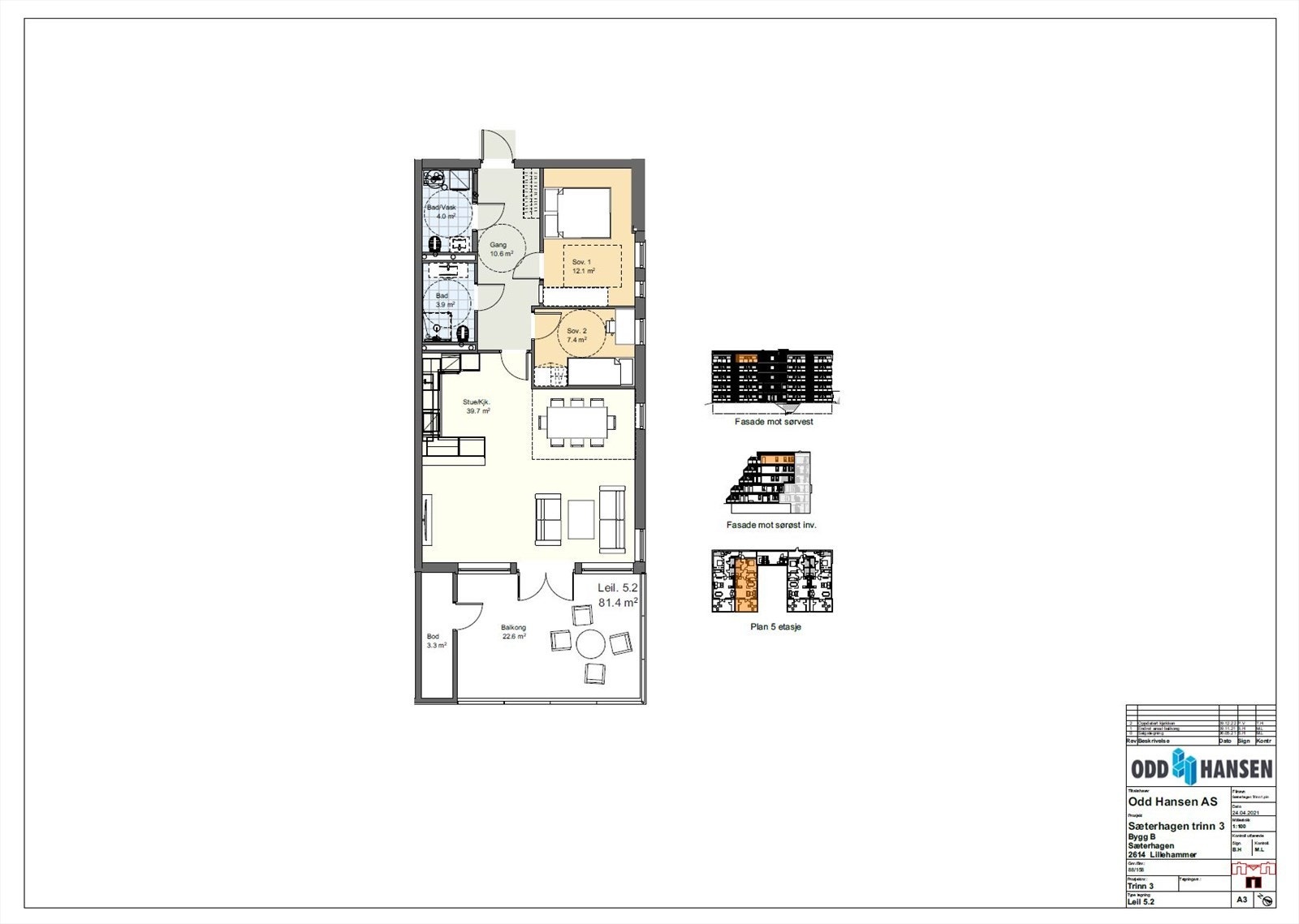 planløsning 5.2 i trinn 3 Galleribilde