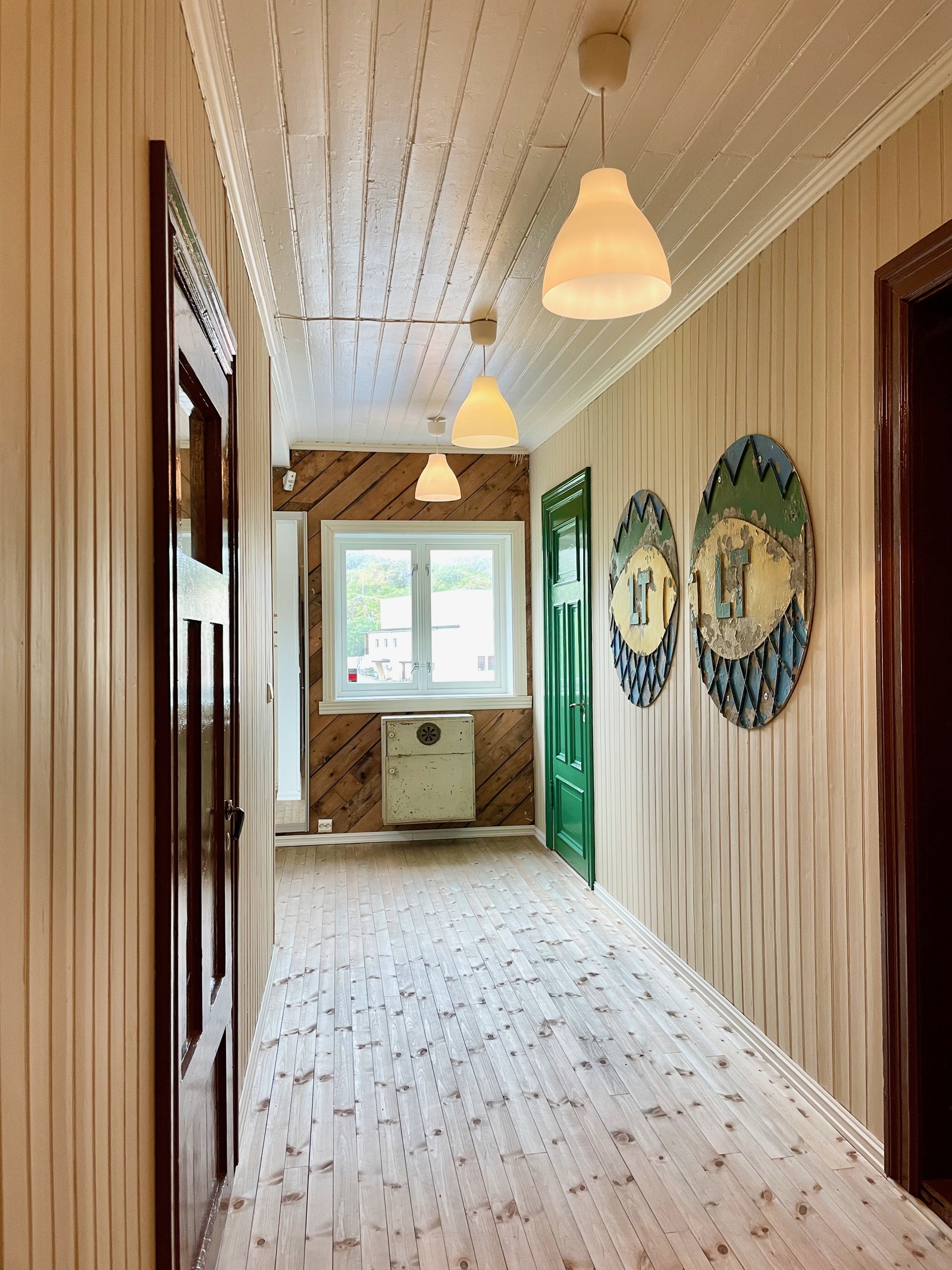 I første etasje er det originale preget beholdt Galleribilde