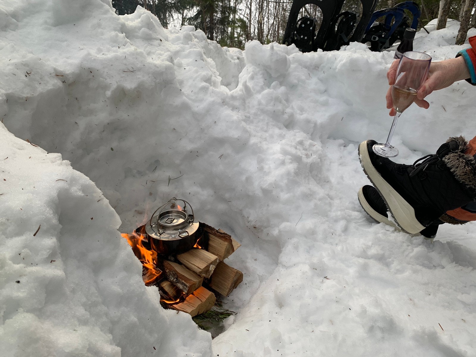 Flott bålplass like ved leiligheten Galleribilde