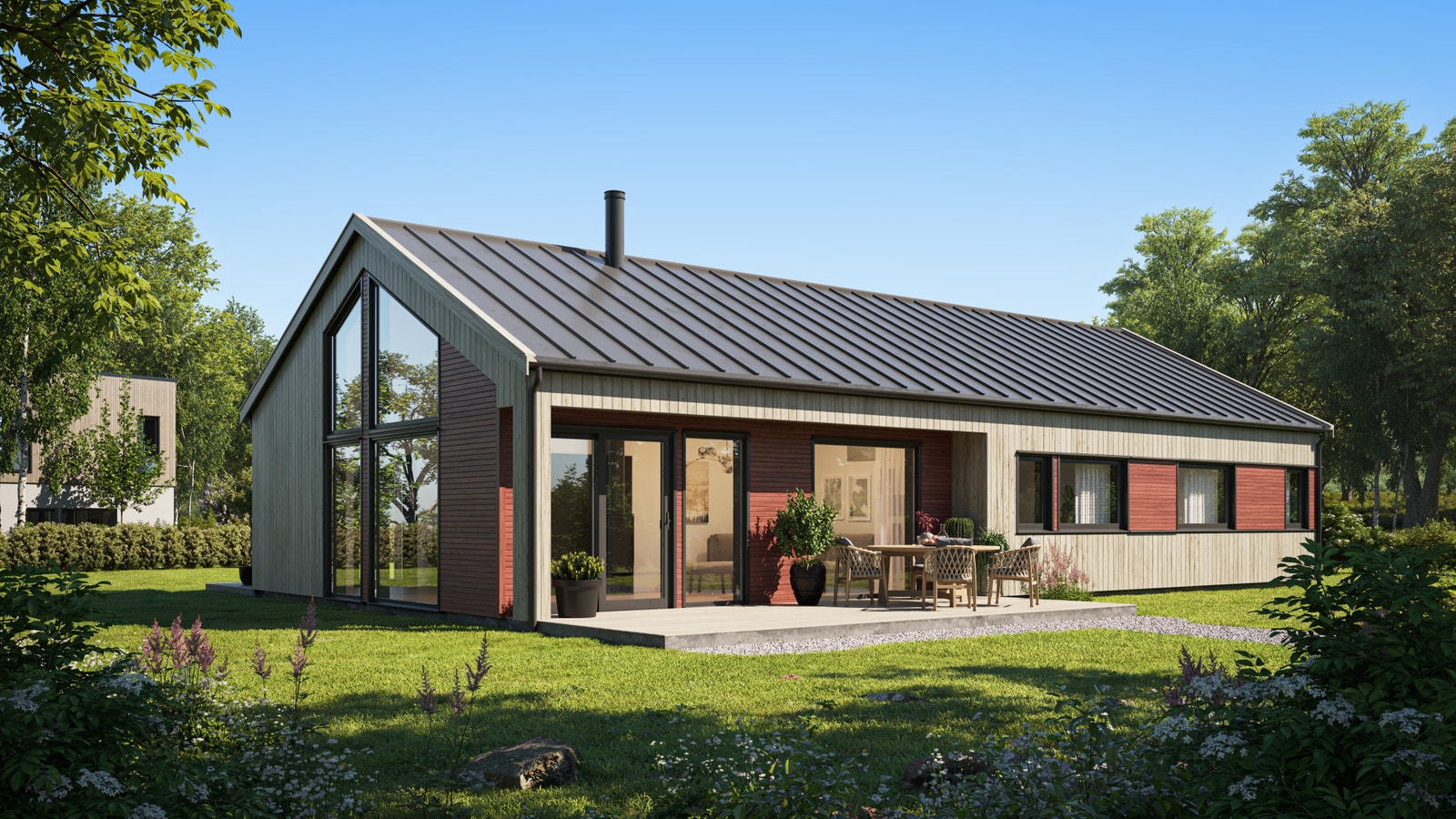 Spire Maks 123m2 med 4.soverom, 2 bad og 2 stuer Galleribilde