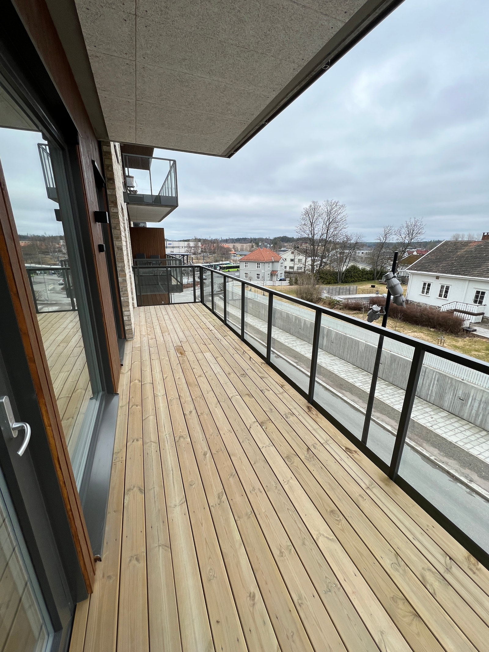 Stor og fin balkong Galleribilde