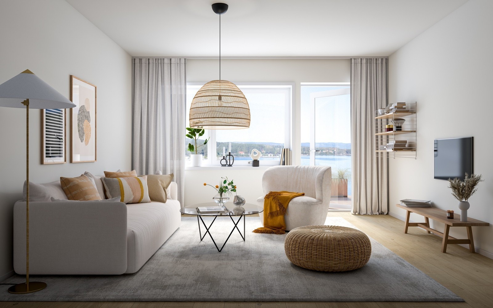 Illustrasjon av kjellerstue Galleribilde