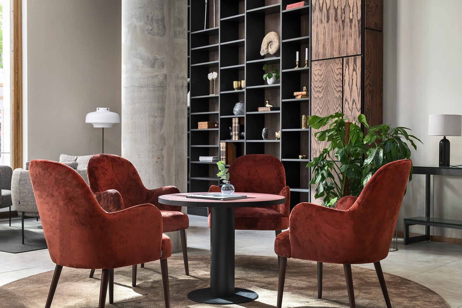 I serviceområdet finner du lounge med kaffebar og ferske aviser. Galleribilde