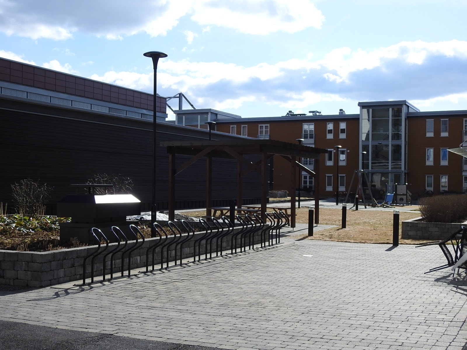 Felles arealer med sykkelparkering Galleribilde
