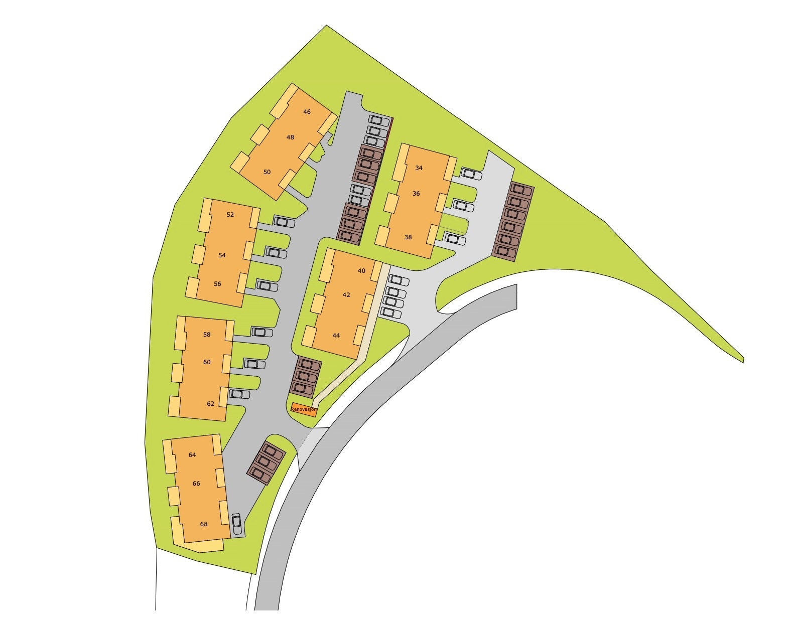 Situasjonsplan Galleribilde