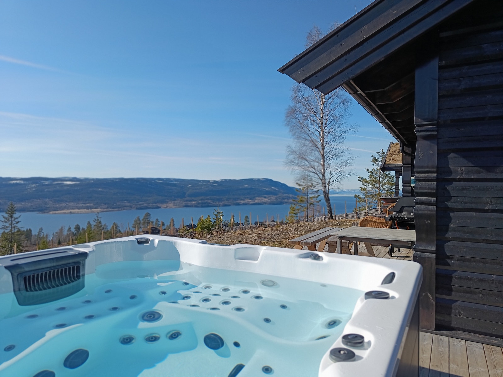 Opplevde fine utsikten fra Jacuzzi Galleribilde