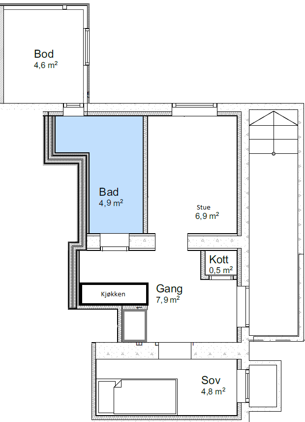 Plantegning Galleribilde