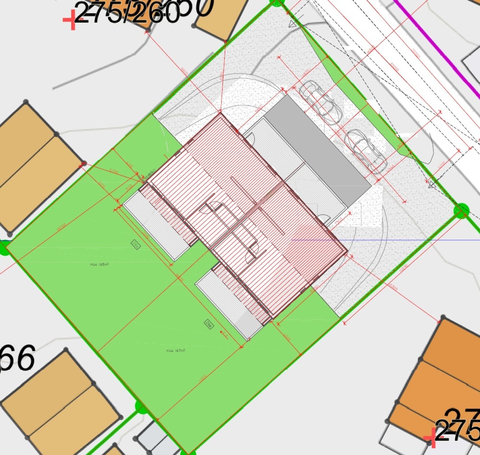 Situasjonsplan. Galleribilde