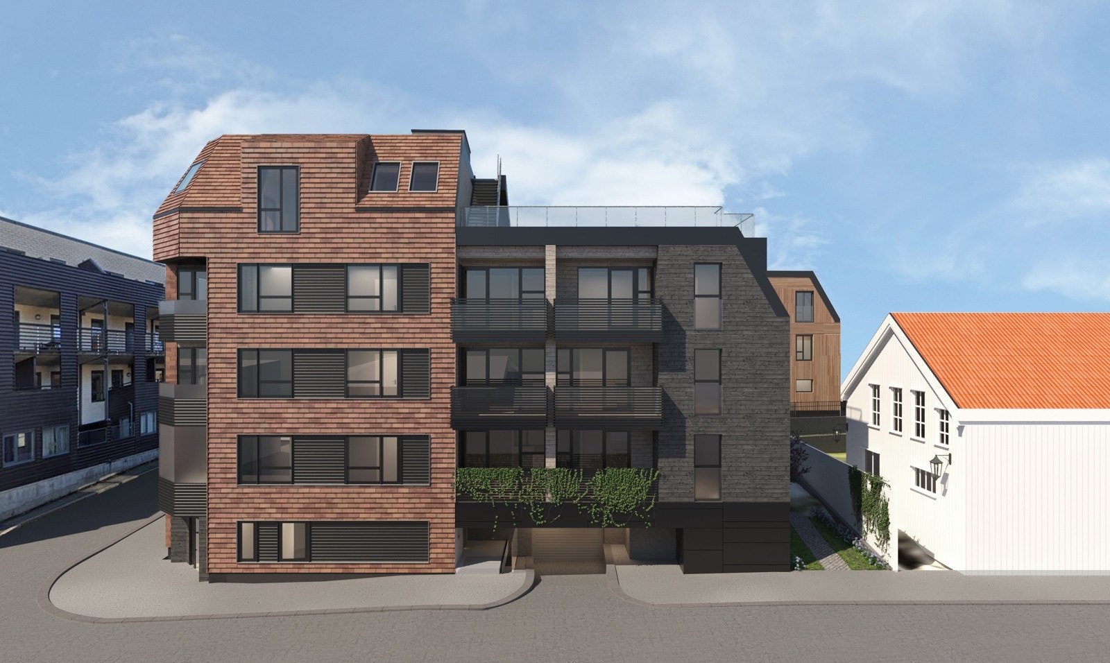 Fra Engene Hage er det kun 750 meter til Bragernes Torg, Bragernes Strand, Bragernes sentrum og Drammen stasjon. Det er kort vei til sykehuset og Brakerøya stasjon. Galleribilde