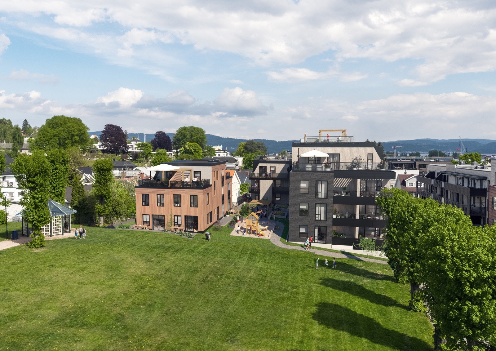 Privatmegleren ved Morten Liavaag har gleden av å presentere Engene Hage - et nytt boligprosjekt, solrikt og sentralt beliggende i Drammen, rett ved Bragernes Torg. Galleribilde
