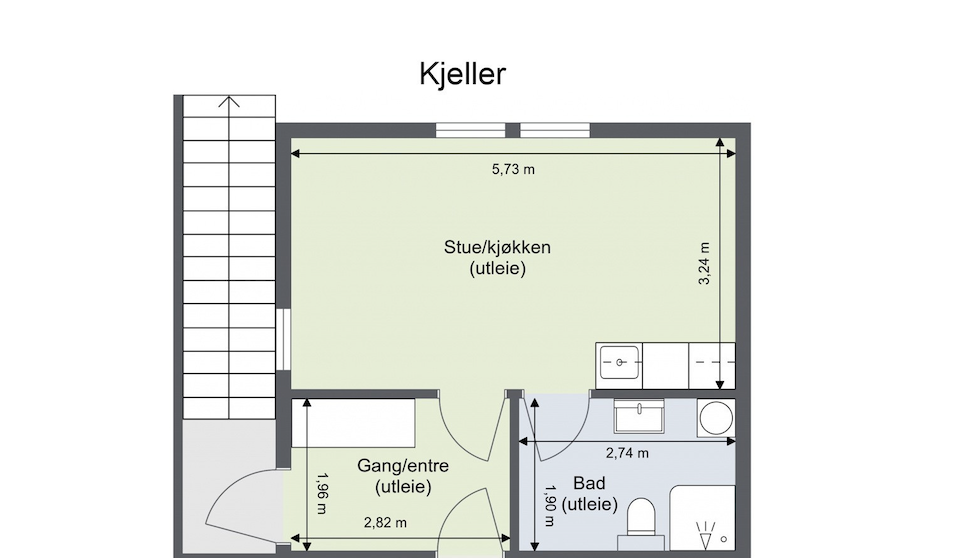 Plantegning Galleribilde