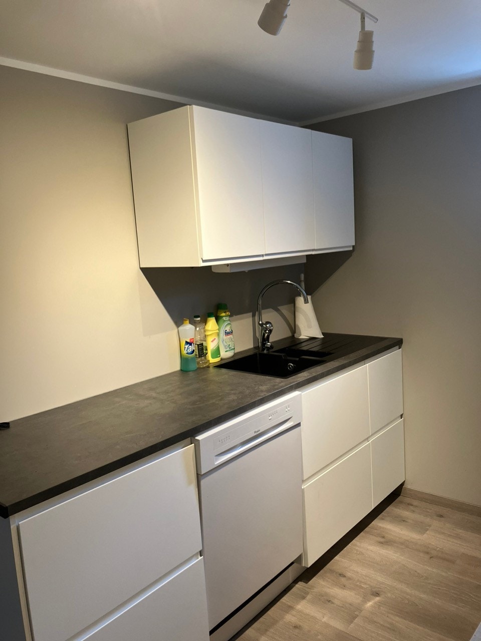 God plass med div kjøkkenting og oppvaskmaskin Galleribilde