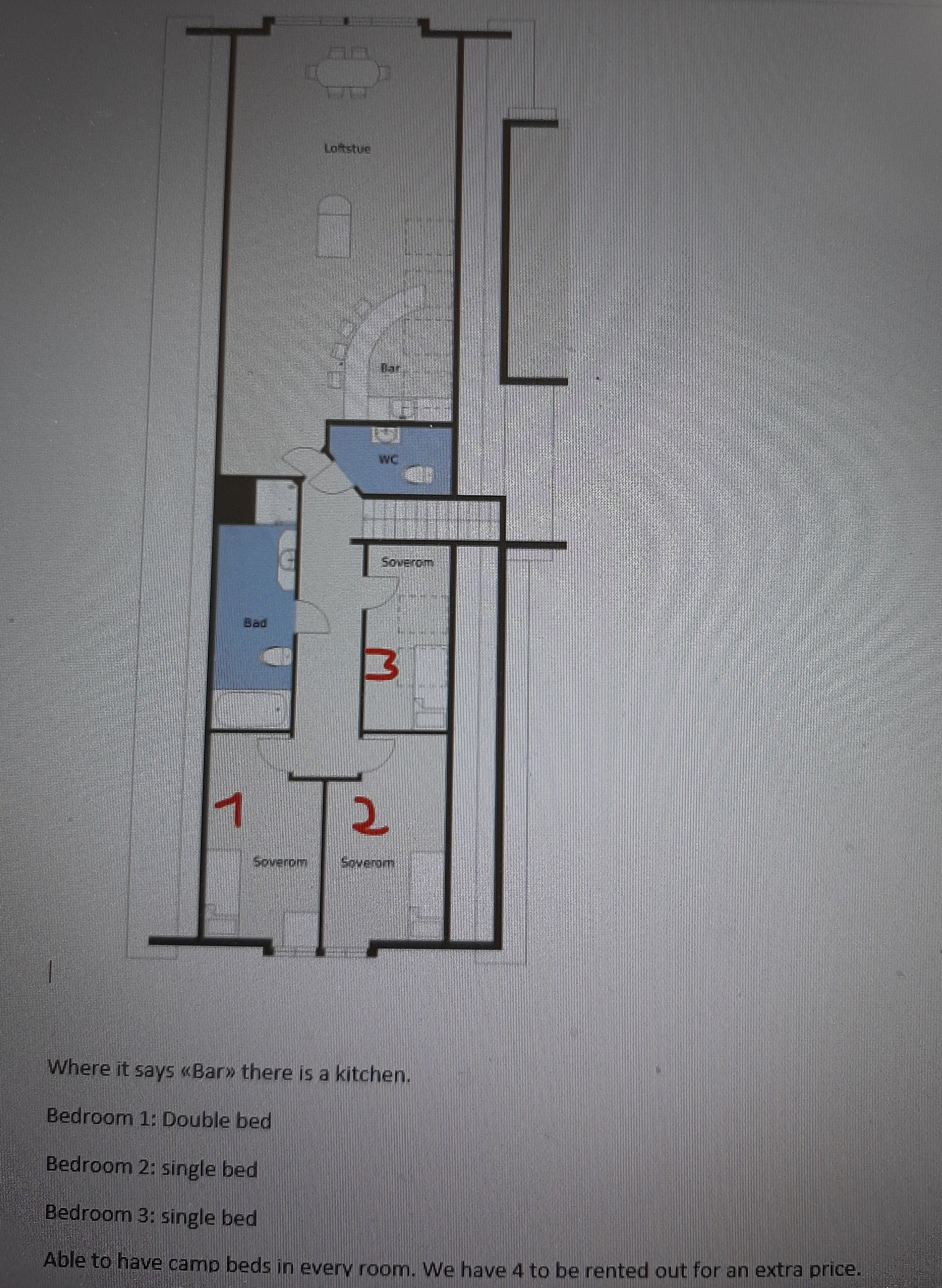 Romdeling Galleribilde