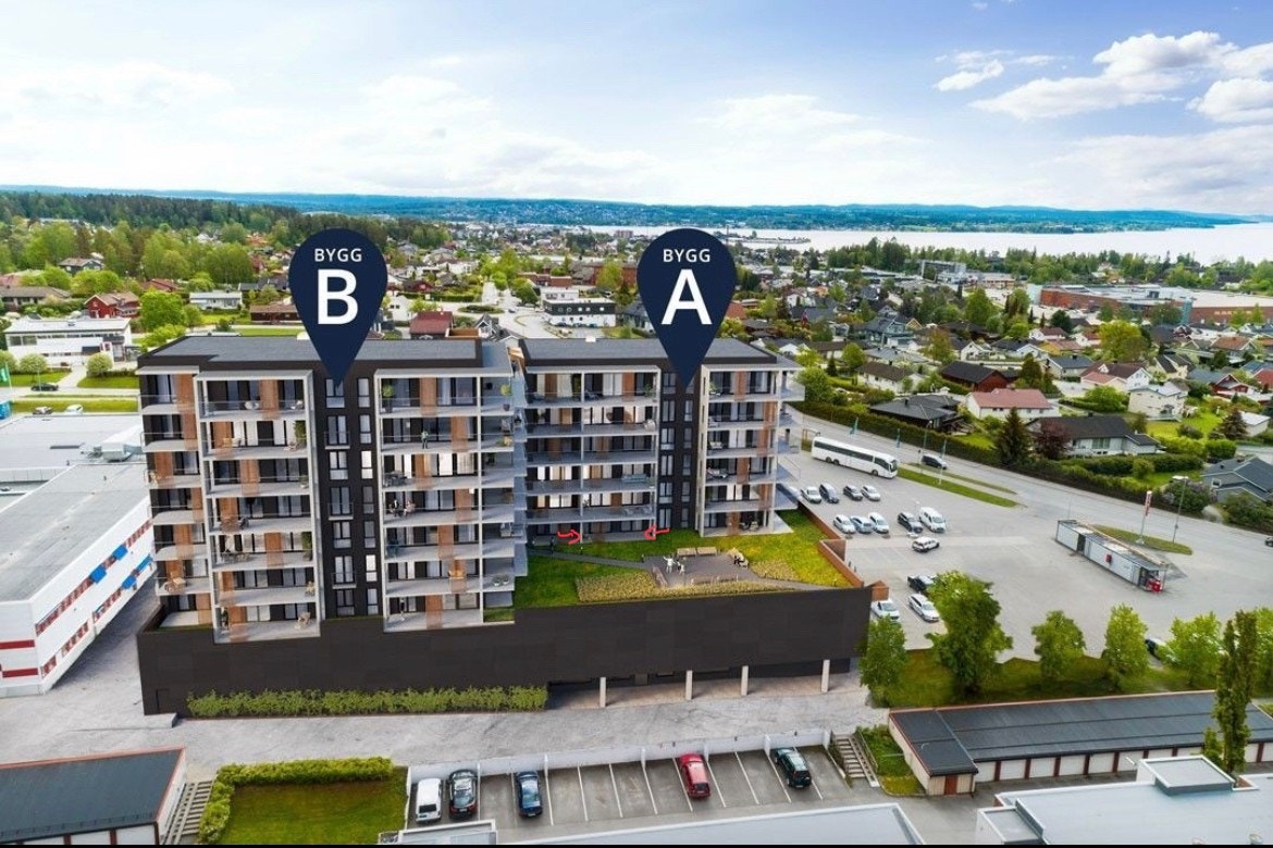 Fasade - Illustrasjon (ble benyttet i prospekt og avvik kan forekomme) Galleribilde