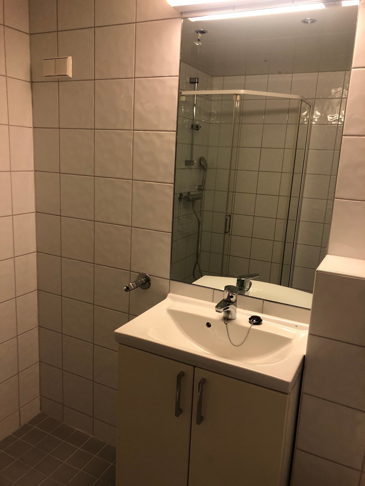 bad med opplegg for vask/tørk Galleribilde