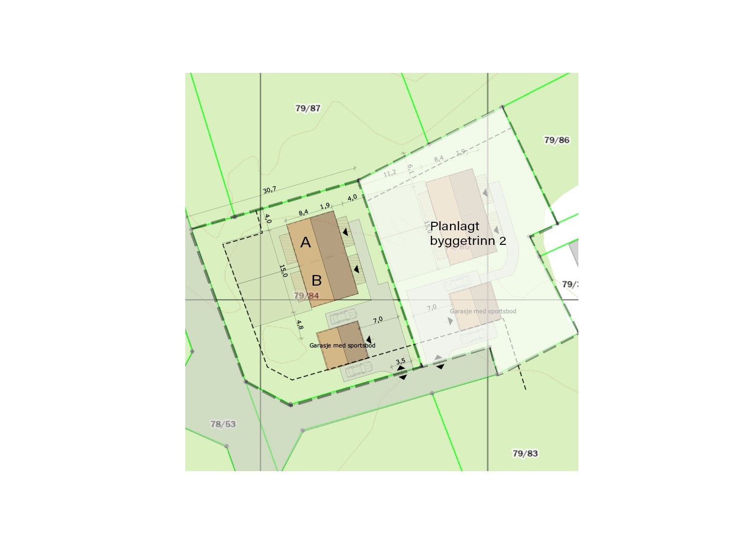 Situasjonsplan Galleribilde