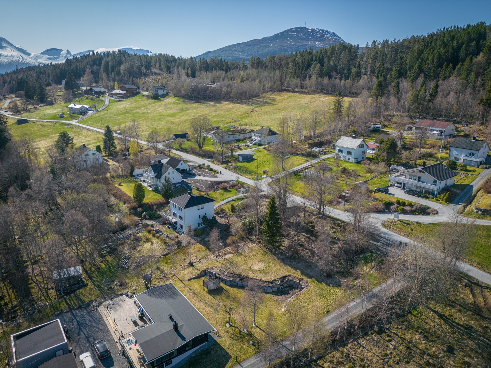 Dronebilete av tomt april 23 Galleribilde