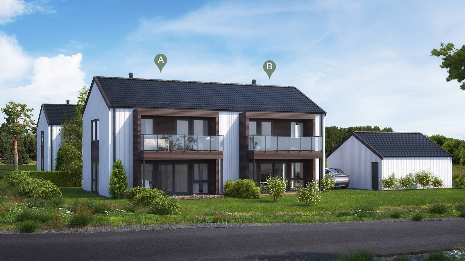 Illustrasjon av boligen. Avvik vil forekomme. Galleribilde