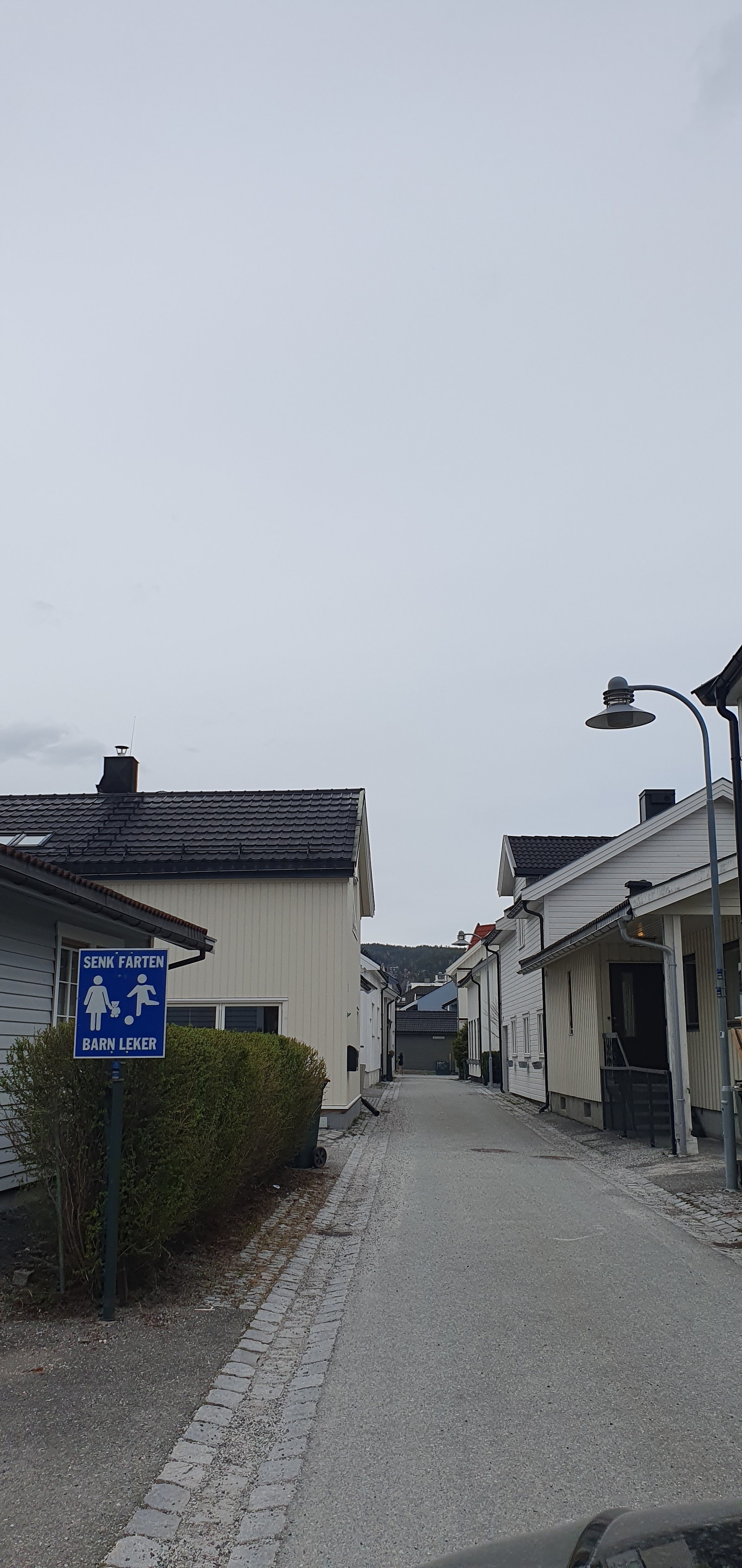 Koselig rolig gate Galleribilde