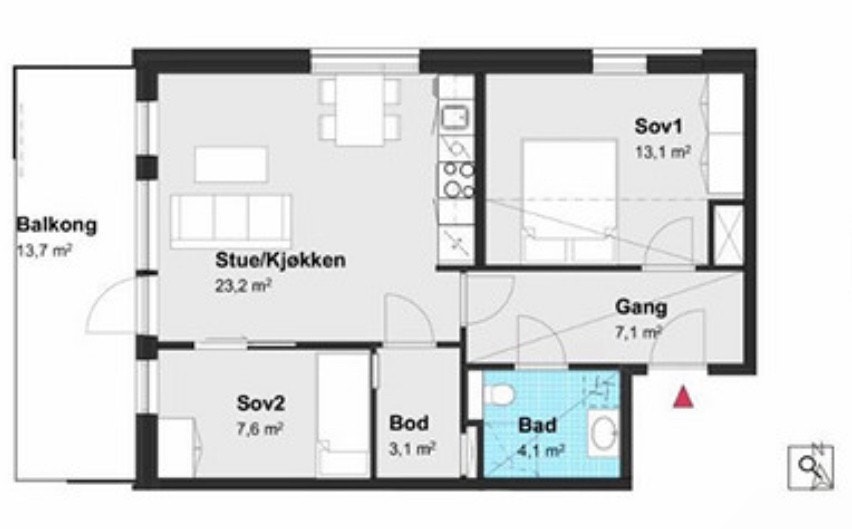 Planløsning Galleribilde