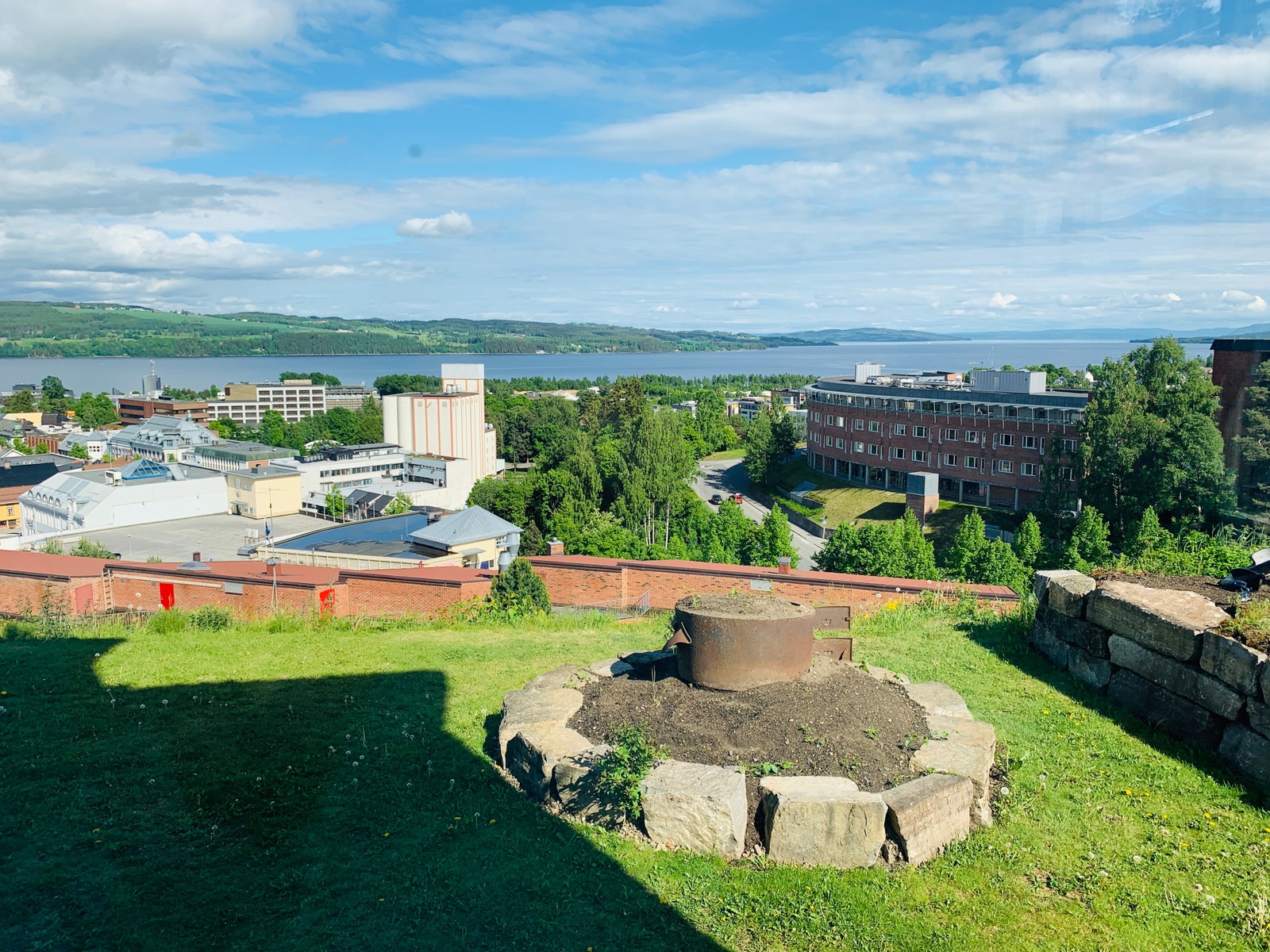 Utsikt hage Galleribilde