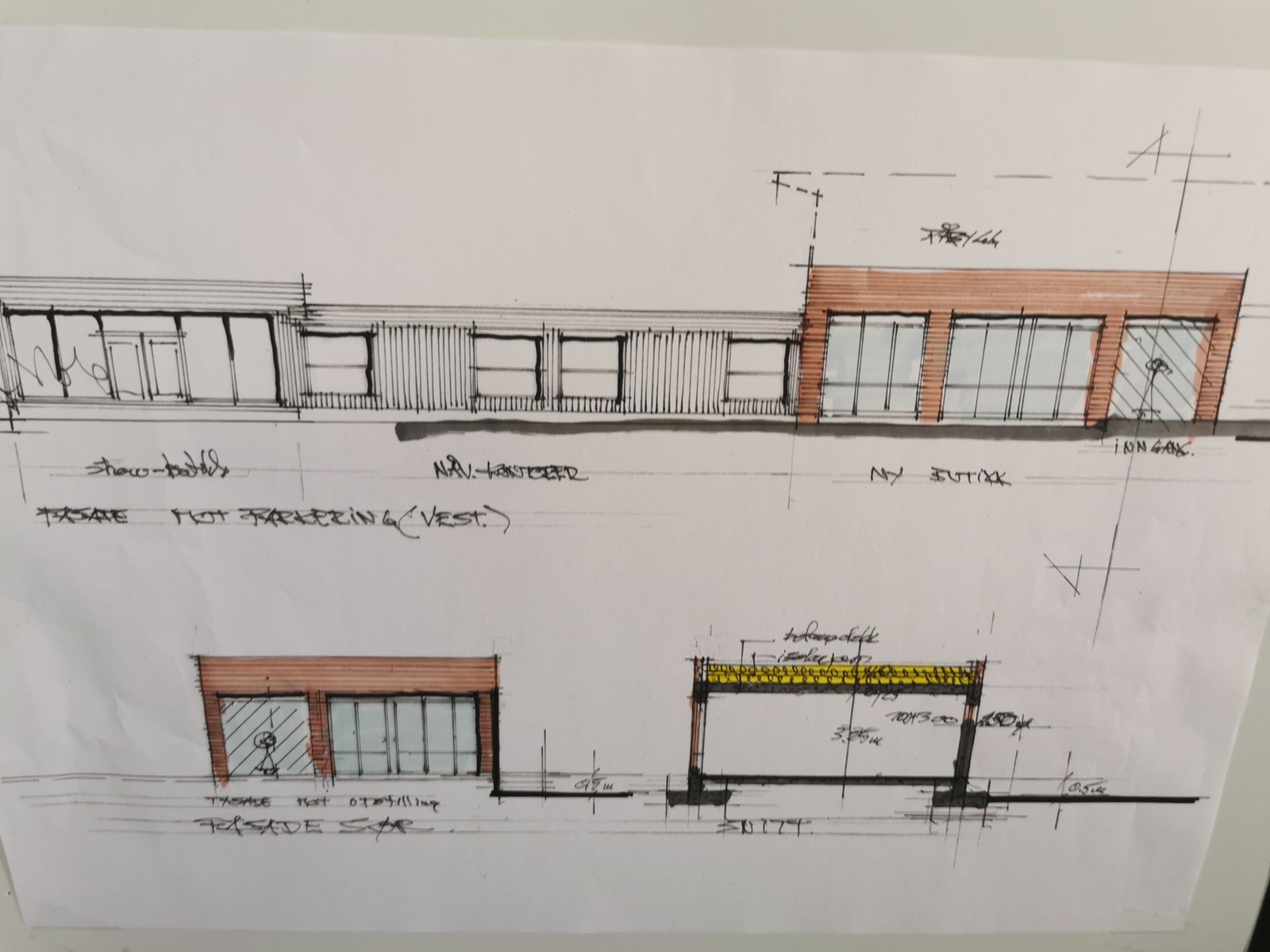 Ny butikk - flere fasader Galleribilde