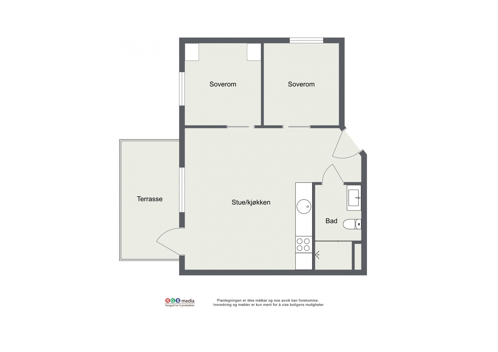 Plantegning Galleribilde