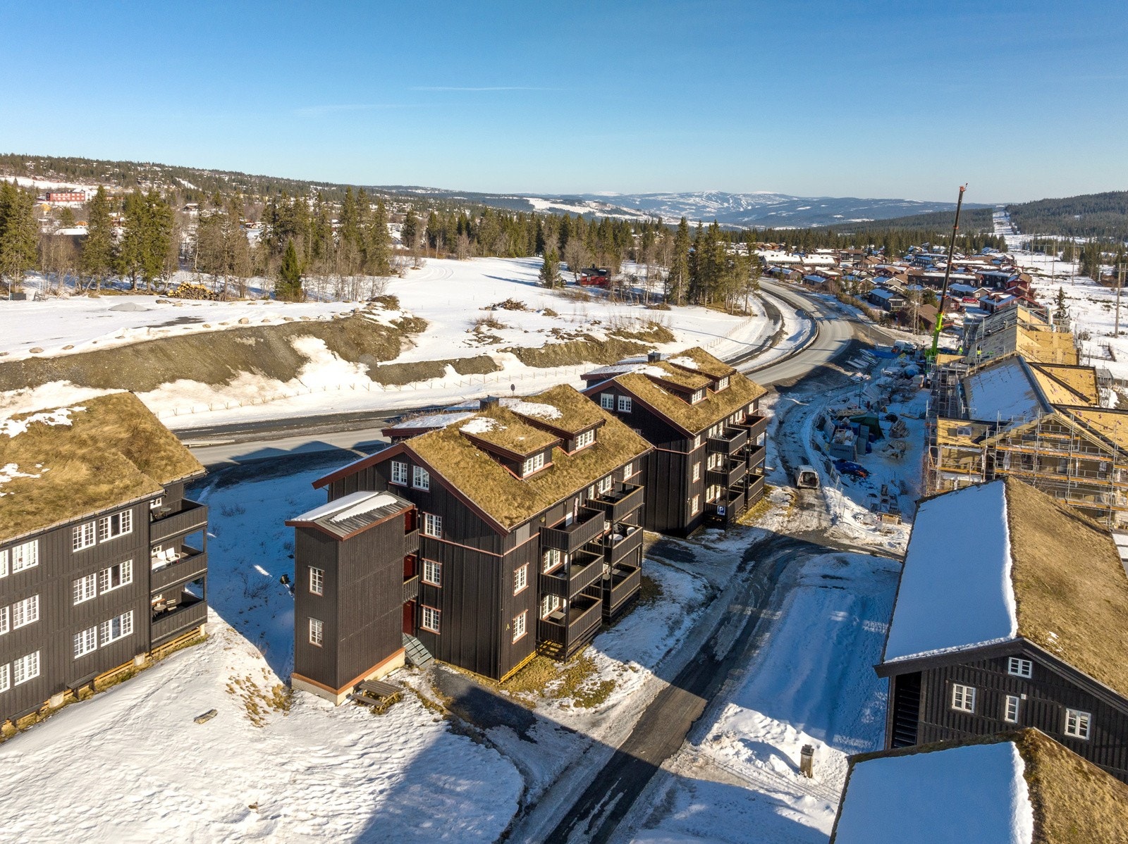 Det er milevis med oppkjørte og preparerte skiløyper som starter rett ved eiendommen Galleribilde