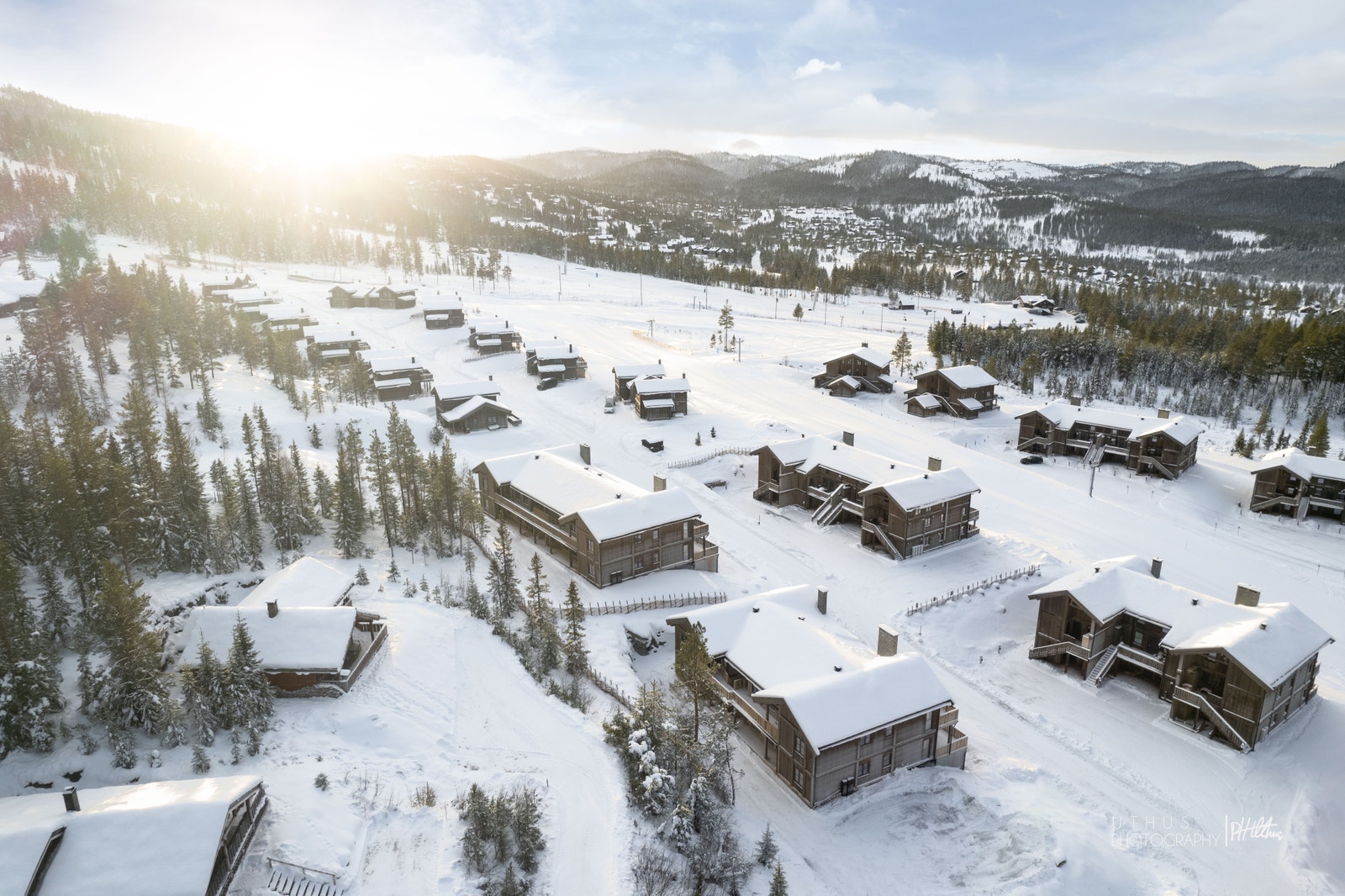 Natten Alpin Storevarden bilde tatt fra nord øst Galleribilde
