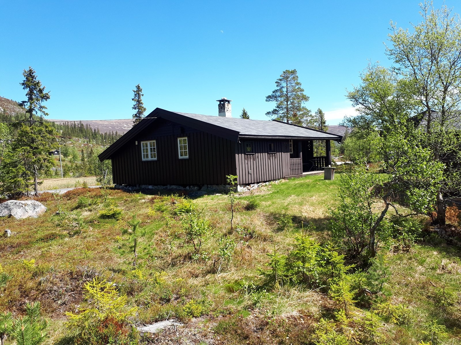 Hytta er beliggende på Tempelseter i flotte omgivelser - fantastisk utsikt Galleribilde