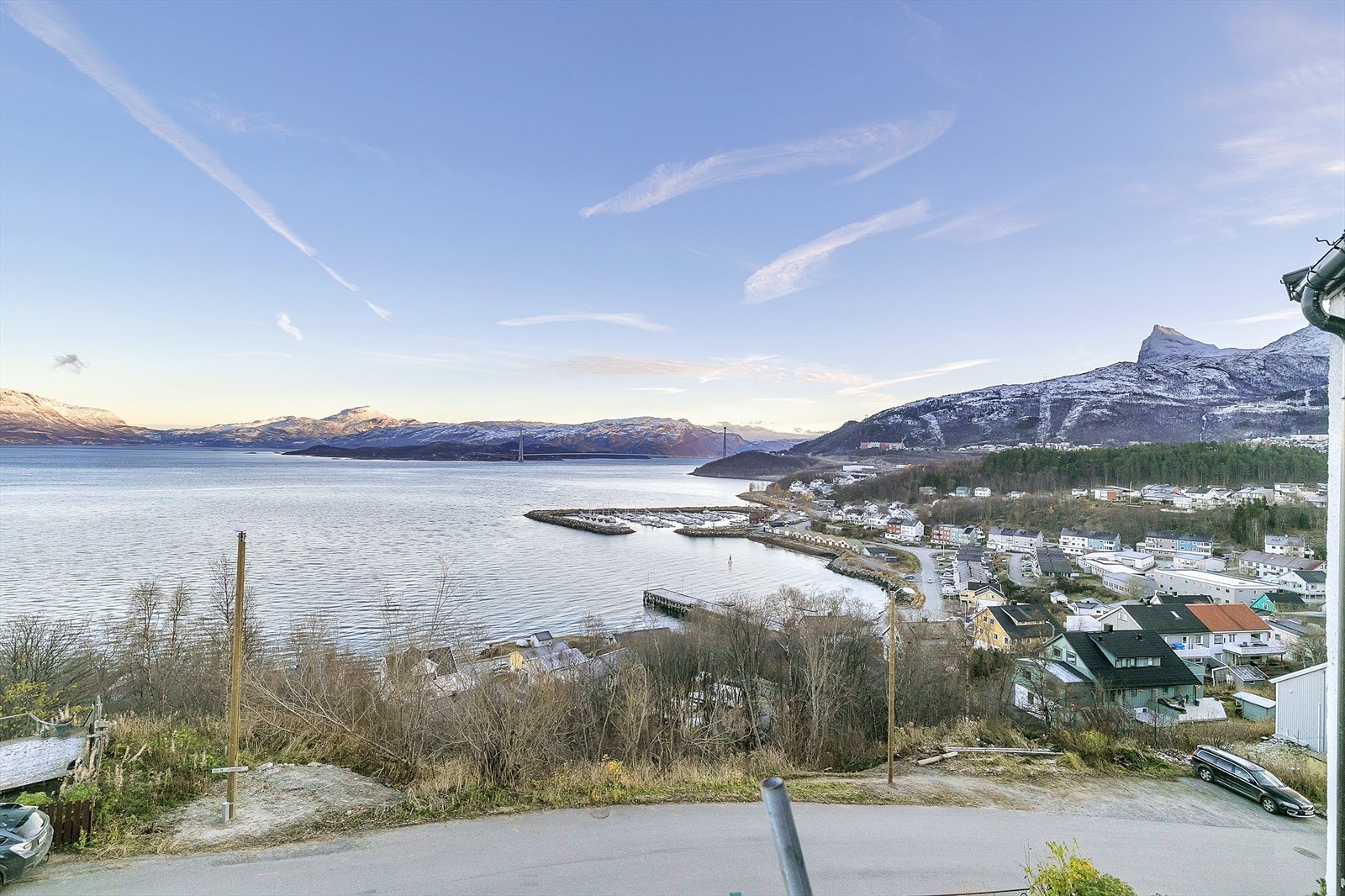 Utsikt fra balkongen Galleribilde