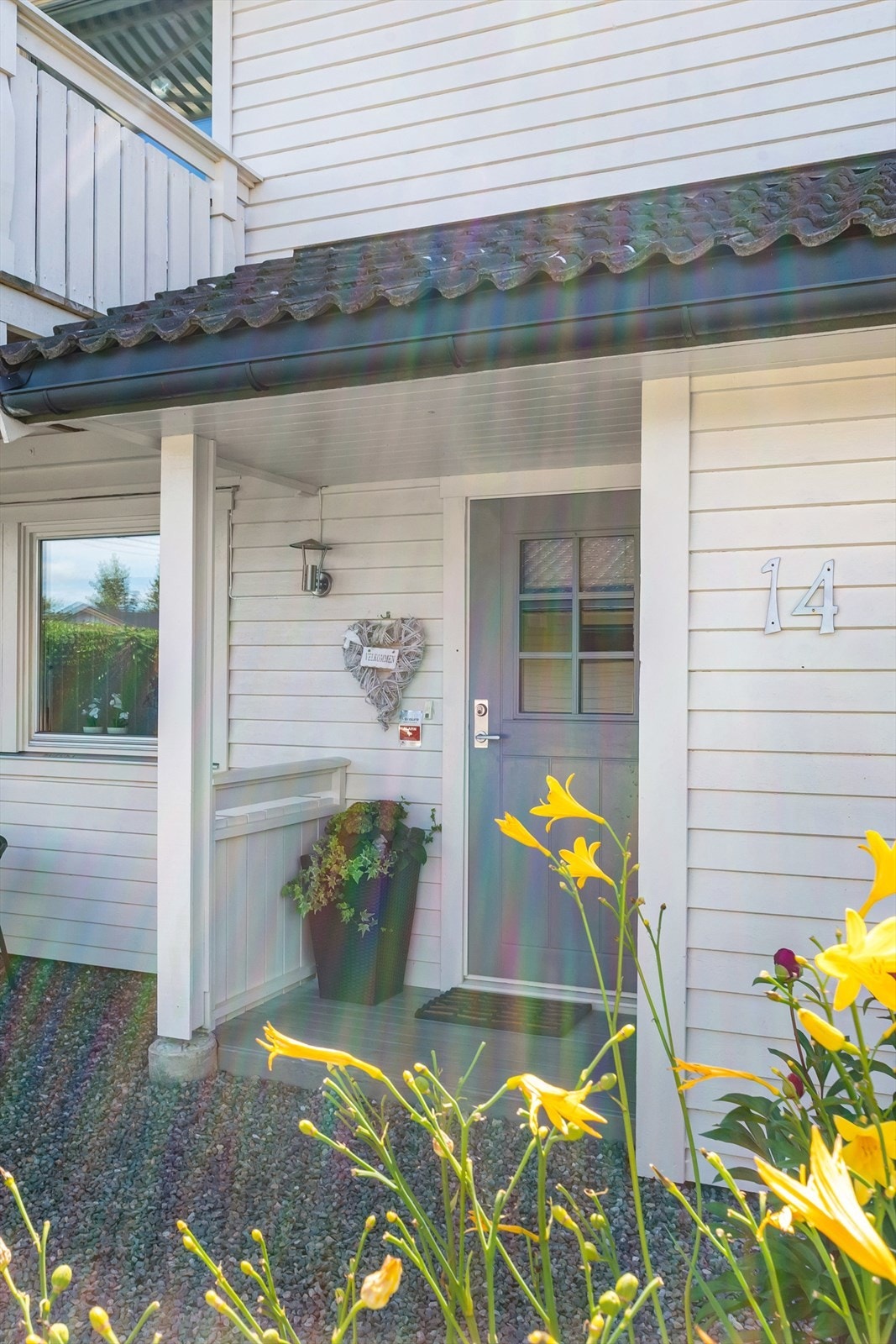 Overbygget inngangsparti. Galleribilde