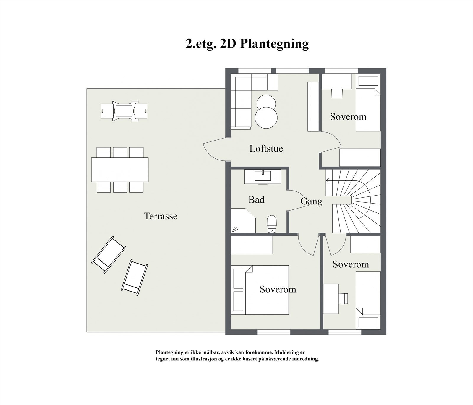 Floorplan letterhead - Elsa Laulas veg 35 - 3. Floor - 2D Floor Plan.jpg Galleribilde