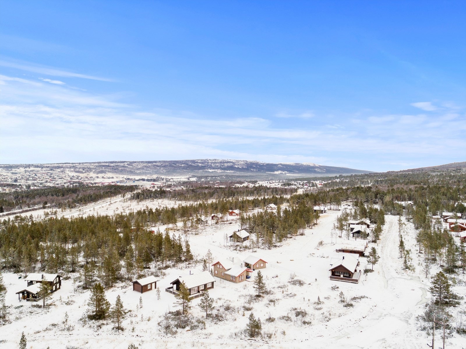 Feltet består av totalt 52 tomter med priser fra 490 000,- til 990 000,- Galleribilde