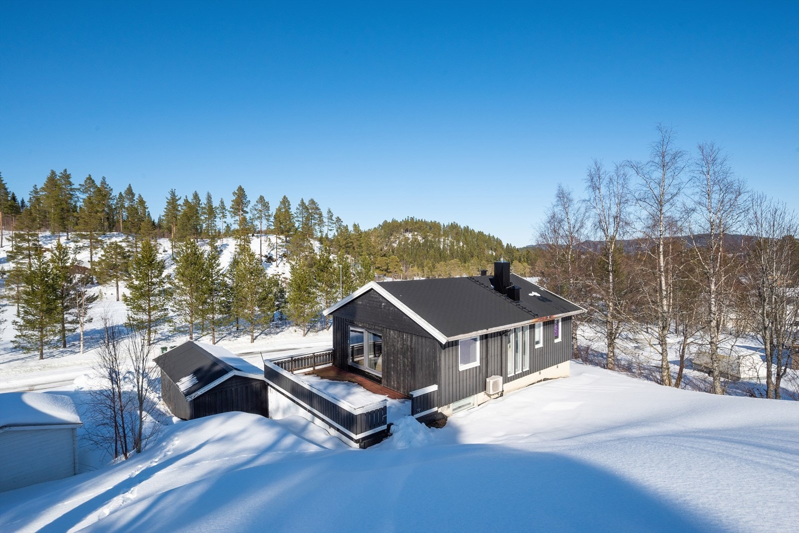 Oversikt over den store tomta Galleribilde