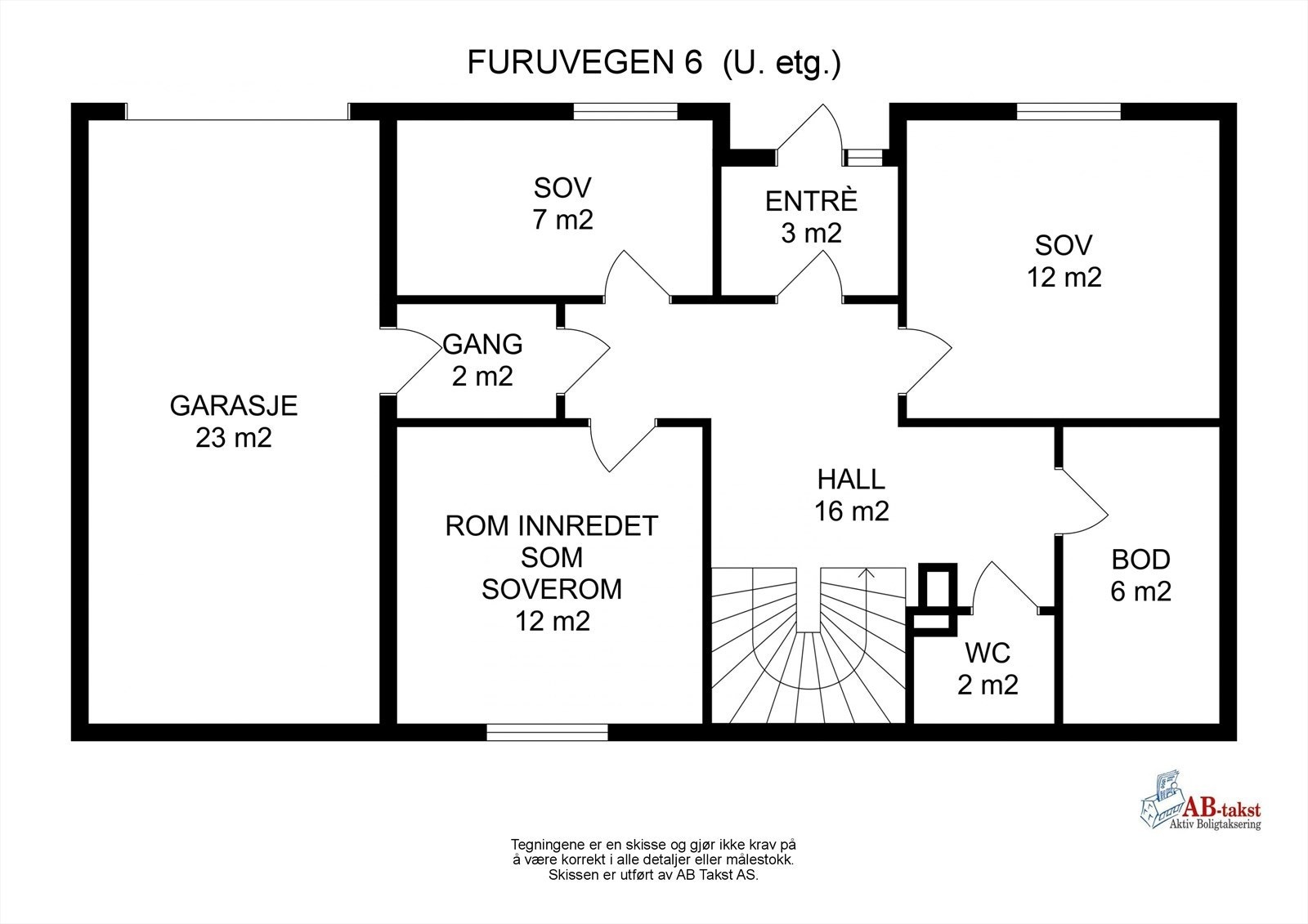 Planskisse Underetasje Galleribilde