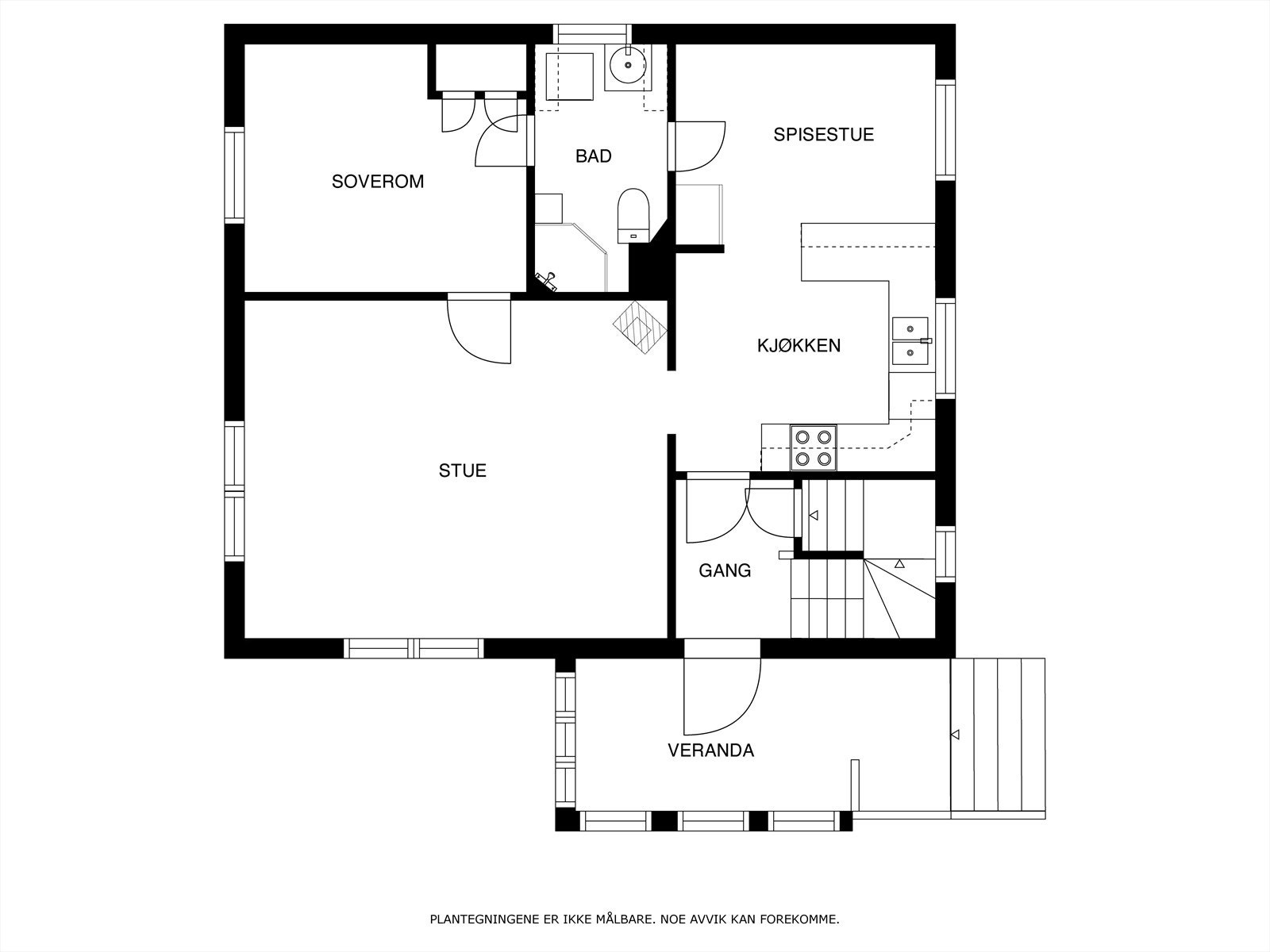 Plantegning 1.etasje. Galleribilde