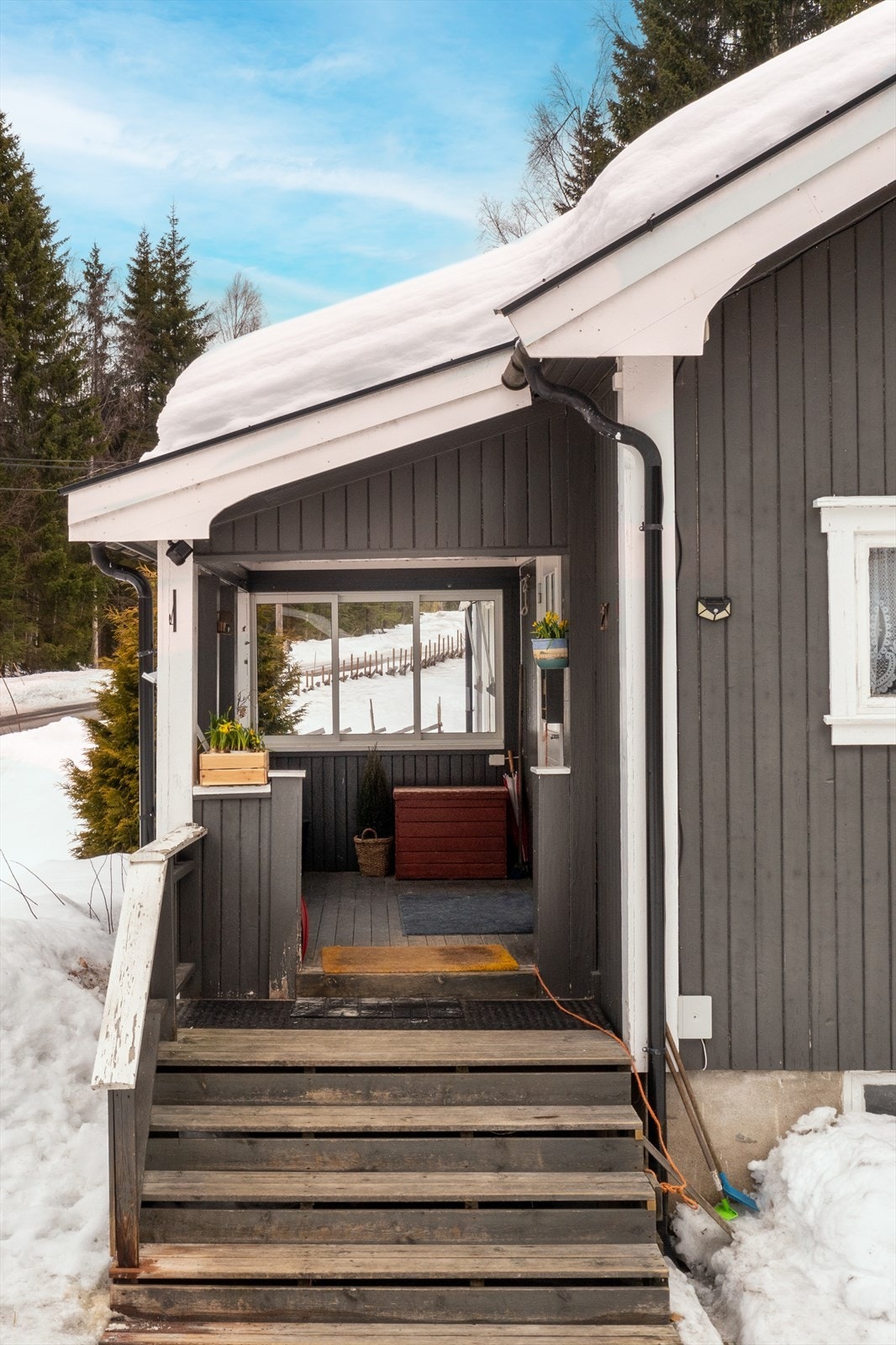 Hyggelig inngangsparti. Galleribilde