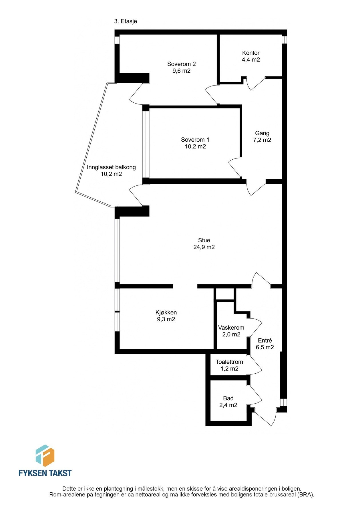 Planskisse. Galleribilde