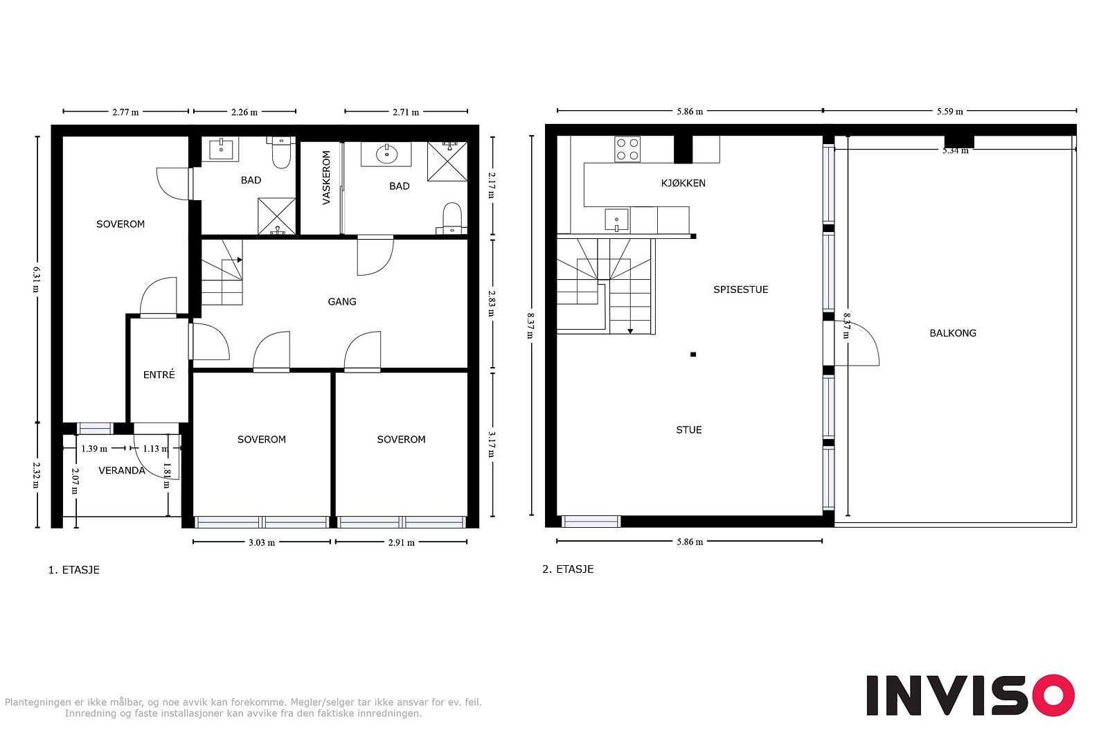 Plantegning Galleribilde