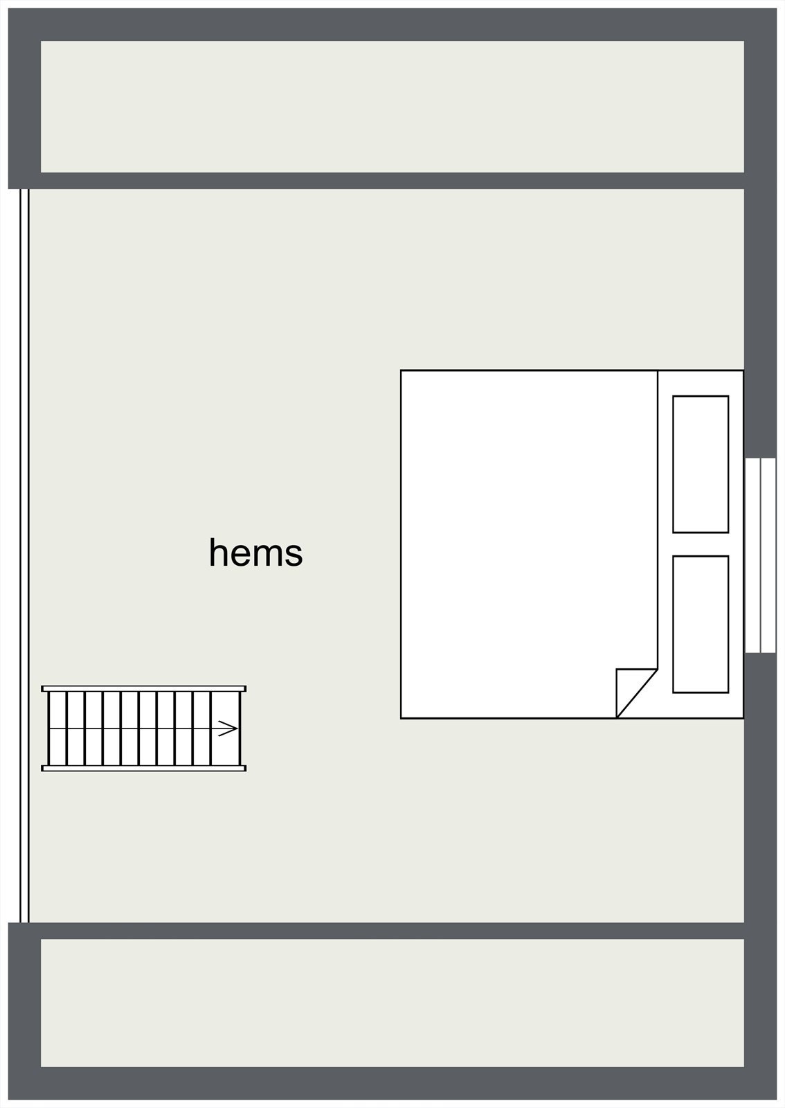 Plantegning hems. Galleribilde
