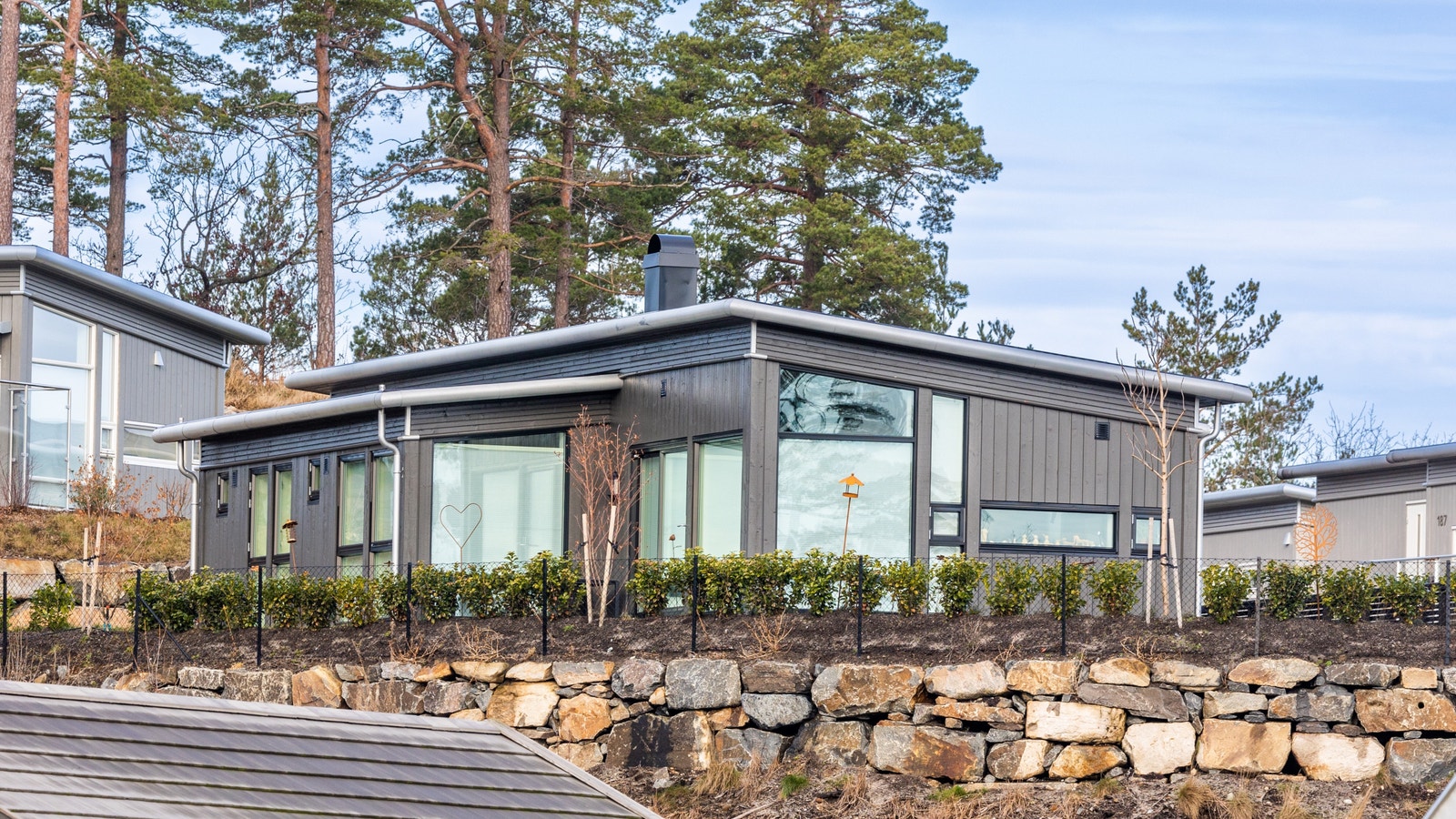 Hyttemodell Alve 4, bygd for kunde. Galleribilde