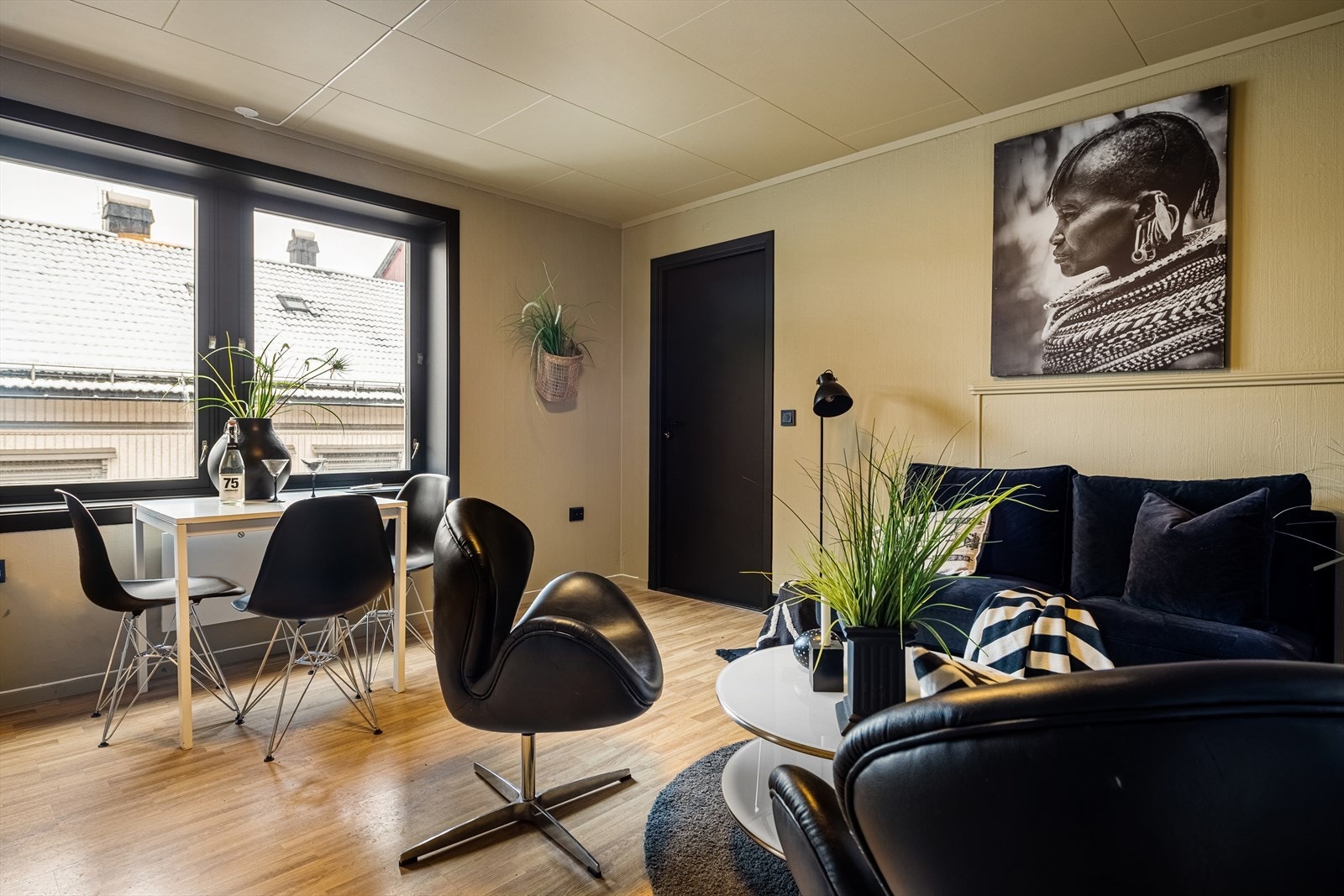 Boligen er ubebodd og klar for ny eier etter den omfattende oppussingen. Galleribilde