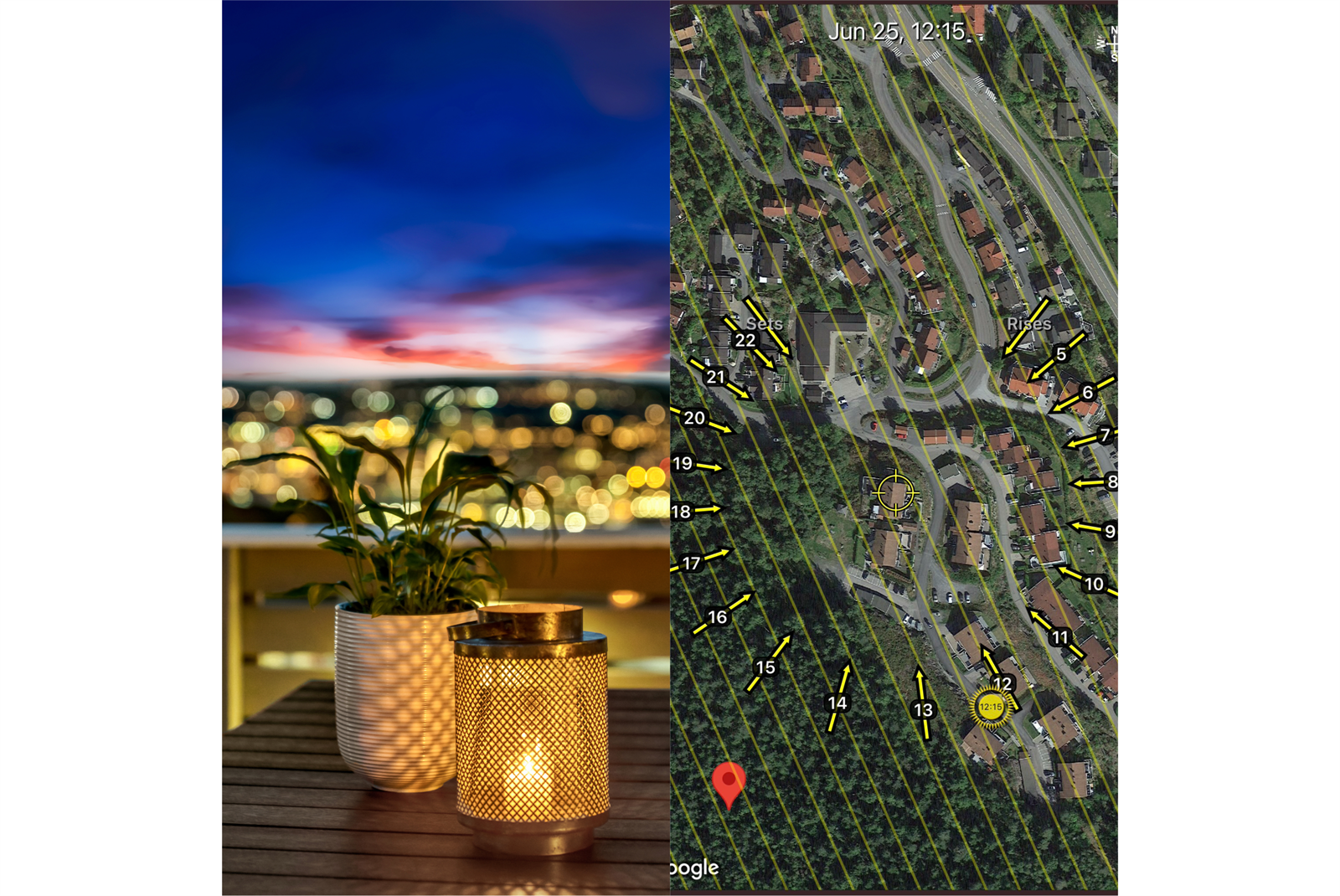 Her har du sol fra morgen til kveld. Galleribilde