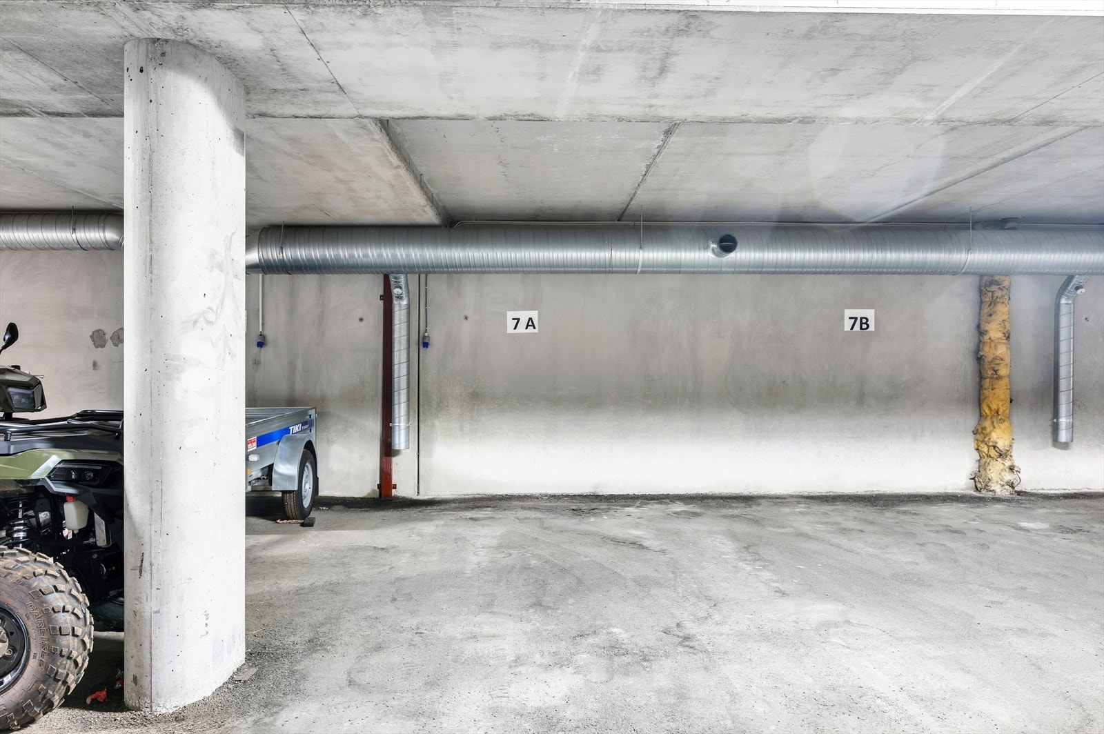 Med leiligheten kommer leie av parkeringsplass Galleribilde